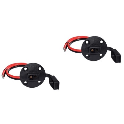  2pcs 12V 30A SAE Power Staubdichtes Abdeckungsleitungsgehäuse zusammengebaut