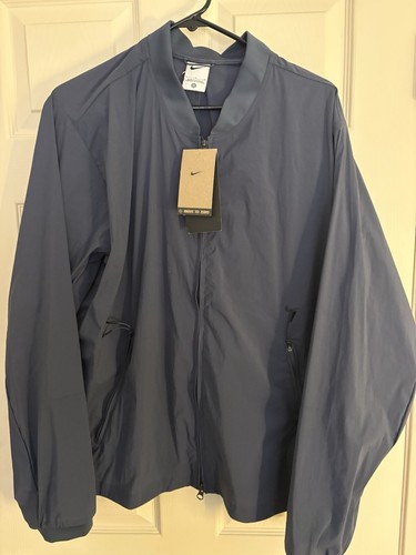 Nike APS Repel Versatile Blue Bomber Jacket Men's Size Large FN3006-437 - 第 1/4 張圖片