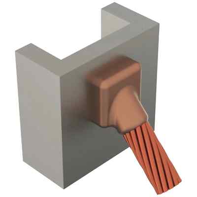 Erico Cadweld VSC1H Graphite Mold for Welding Cable to Steel Surface #45 W/M