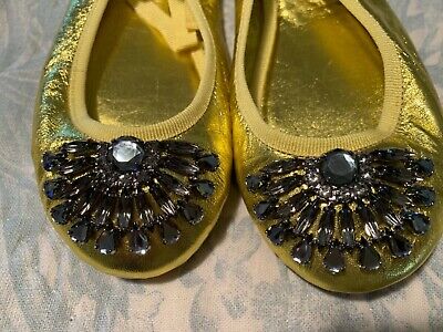 バレエシューズ Jimmy Choo DIDIFLAT.PAT Slippers Jimmy Choo Grace Flats Ballerina Metallic Leather Jewels