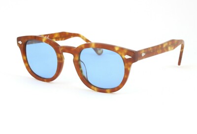 Sonnenbrille XLAB  Havanna Blau Gradient Polarisierte Linse Stil der Moscot