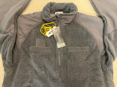 US Army ECWCS Gen III Polartec 300 Fleece Jacket Gray Size Large