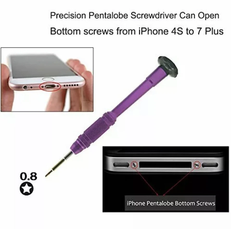 LCD Opening Repair Tool Kit For IPhone 7 8 XS XR 11 12 13 Pro Max SE Pry Tweezer - Image 2 of 4