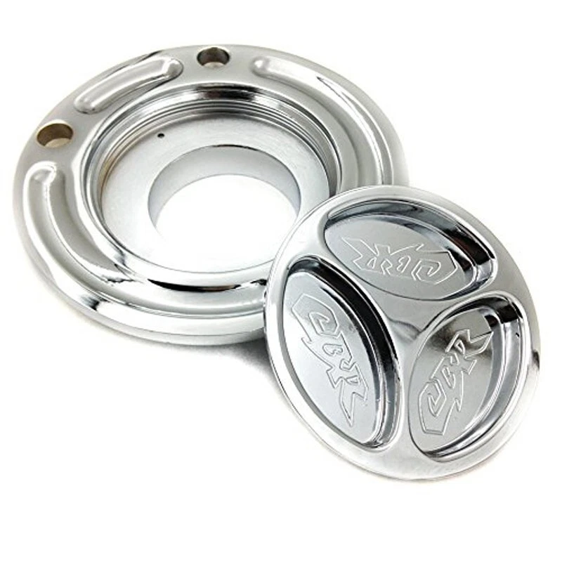 Chrome Keyless Fuel Tank Gas Cap For Honda CBR 600 F2 F3 F4 F4i 1991-2006 - Imagem 2 de 4