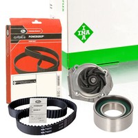 Gates GAT5544XS Zahnriemen + INA Spannrolle Wapu FüR Cinquecento Panda Punto 1.1