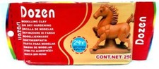 x Argilla Da Modellare 250gr Colore Terracotta Lavoretti Scuola Bambini dfh