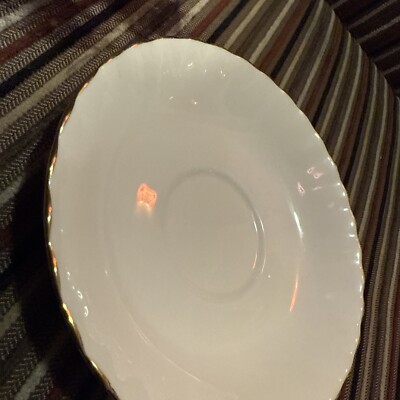 Royal Albert - Val D'Or - Untertasse für Teetasse Goldrand 14 cm breit