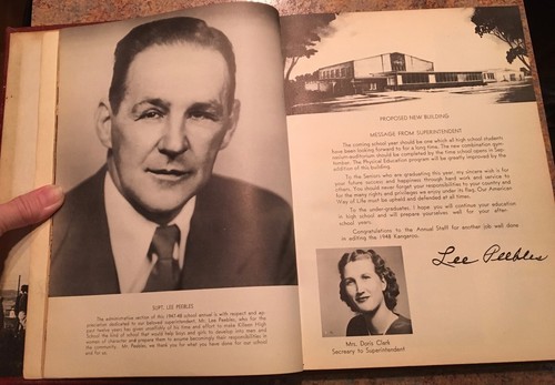 Anuario de escuela secundaria 1948 de Killeen High School ""The Kangaroo"" Peebles, Buckley - Imagen 4 de 12