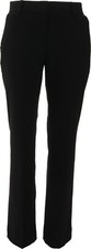 Lands' End Women's Mid-Rise WTW Wide Leg Pants Black 10P NWOT 216