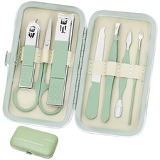 8 In 1 Luxury Manicure Set Care Nail Clipper Kit Pedicure Personal Grooming  .