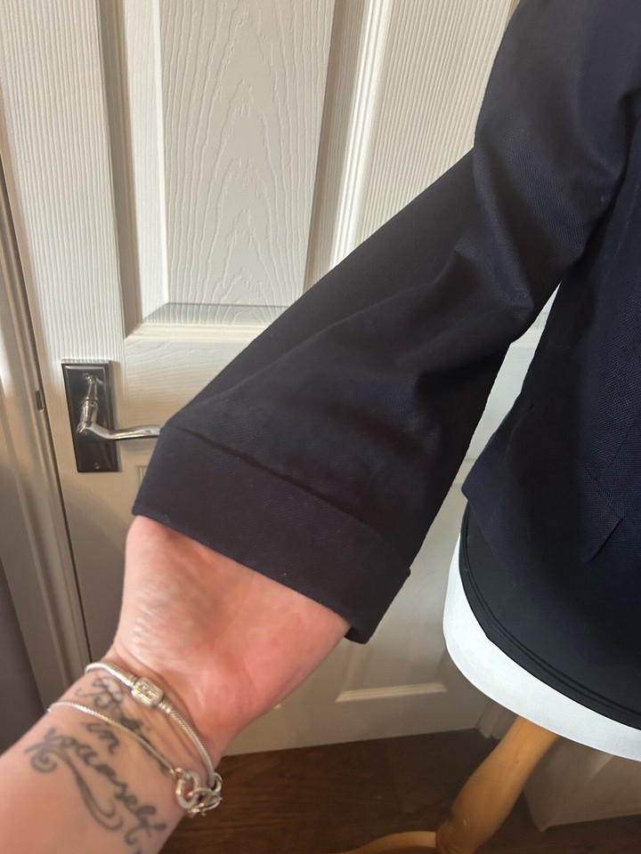 Hobbs Jacket Size 12 Womens Linen Cotton Blend Occassion Evening Cruise