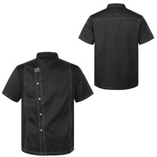 Men Women Kitchen Work Uniform Shirt Short Long Sleeve Chef Coat Jacket Workwear