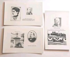 Postcard Vintage Lot Of 3, Grover Cleveland RPPC A554