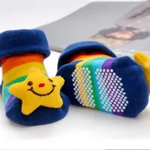Newborn Thick Animal Cartoon Socks Boy Girls Infant Anti Slip Soft Warm Socks - Picture 1 of 27