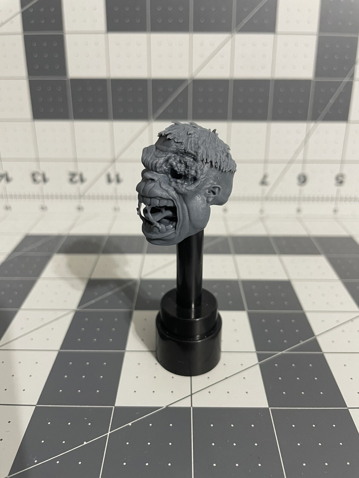3D Printed - 1/12 2023 Immortal Hulk DAMAGED Headsculpt Marvel Legends ...