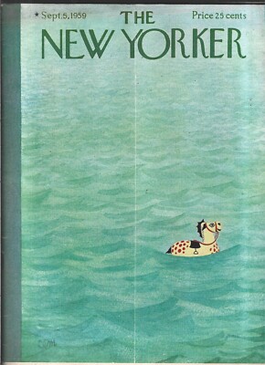 THE NEW YORKER MAGAZINE SEPTEMBER 5 1959 (VG) MORE NEW YORKERS IN MY EBAY STORE