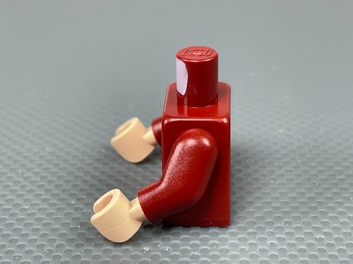 LEGO Minifigure Torso Maglione Collo a V Rosso Scuro Camicia e Cintura Ron Weasley 75980 - Foto 4 di 5