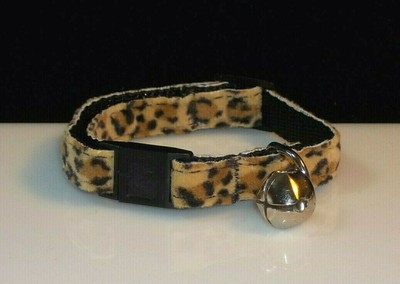 leopard print cat collar