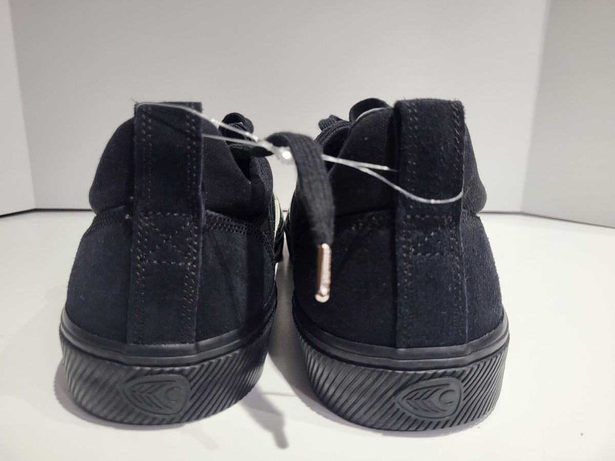 Cariuma CATIBA PRO Skate Suede & Canvas Sneaker All Black/Ivory 