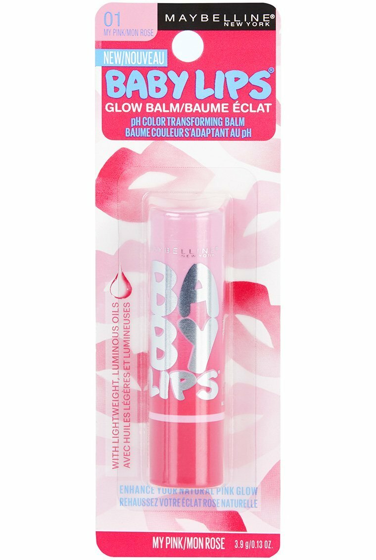 Maybelline Baby Lips Glow Lip Balm 01 MY PINK New | eBay