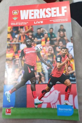 PROGRAMM FREUNDSCHAFTSSPIEL BAYER 04 LEVERKUSEN v  REAL BETIS SEVILLA 2024/2025