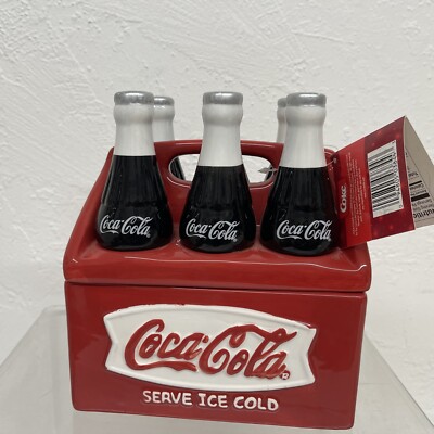 Houston Harvest Coca-Cola Coke 6 Pack 4 oz Cookie Jar | eBay