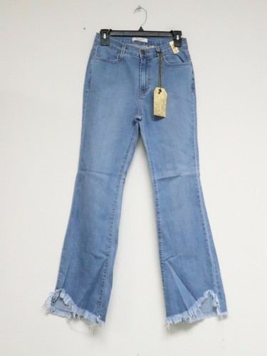 Vibrant MIU Jeans Women 9 W28 Frayed 