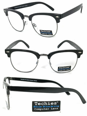 Horned Rim Blue Light Blocking Glasses Gamer LCD/LED Screen & Computer Eyewear