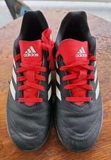 ADIDAS  Shoes KID'S  CLEATS 7530002  SIZE 5 US Black/White/Red