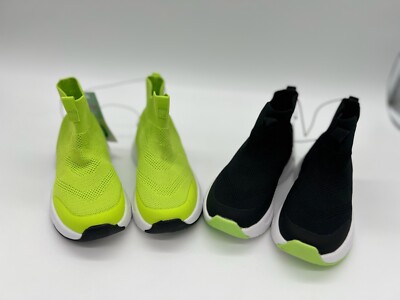 NEW: Toddler Ari Sneakers Lime / Green and Black Combo Deal- Cat & Jack