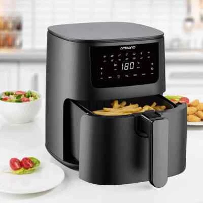 Ambiano XXL Heißluftfritteuse 5,5L Airfryer ohne Öl / Fett 1700Watt Top Angebot