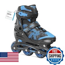 Roces Boys' Jokey 3.0 Inline Skates Black-Astro Blue 30/33