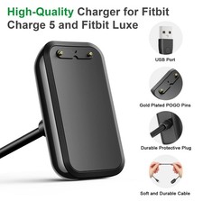 NEW Fitbit Charge 6 USB Charging Dock Station Cable Charger W/reset button 3.3ft