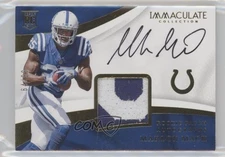 2017 Panini Immaculate /99 Marlon Mack #114 RPA Rookie Patch Auto RC