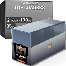 200 Pro 3x4 Sports Card Regular Toploaders Bulk Case New Top Loaders - New
