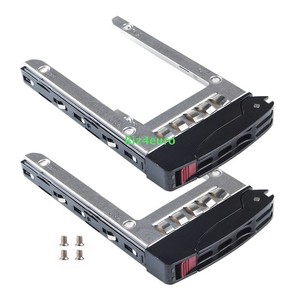 2x Für SuperMicro SB16105 2.5" SAS SATA Hard Drive Caddy Tray MCP-220-00047-0B
