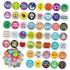 Pcs Mini Religious Button Christian Jesus Pins Mini Bible Pins Assortment 100