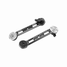 2 PCS Rosette Extension Arm, Double-Ended M6 Thread, Camera Shoulder Mount