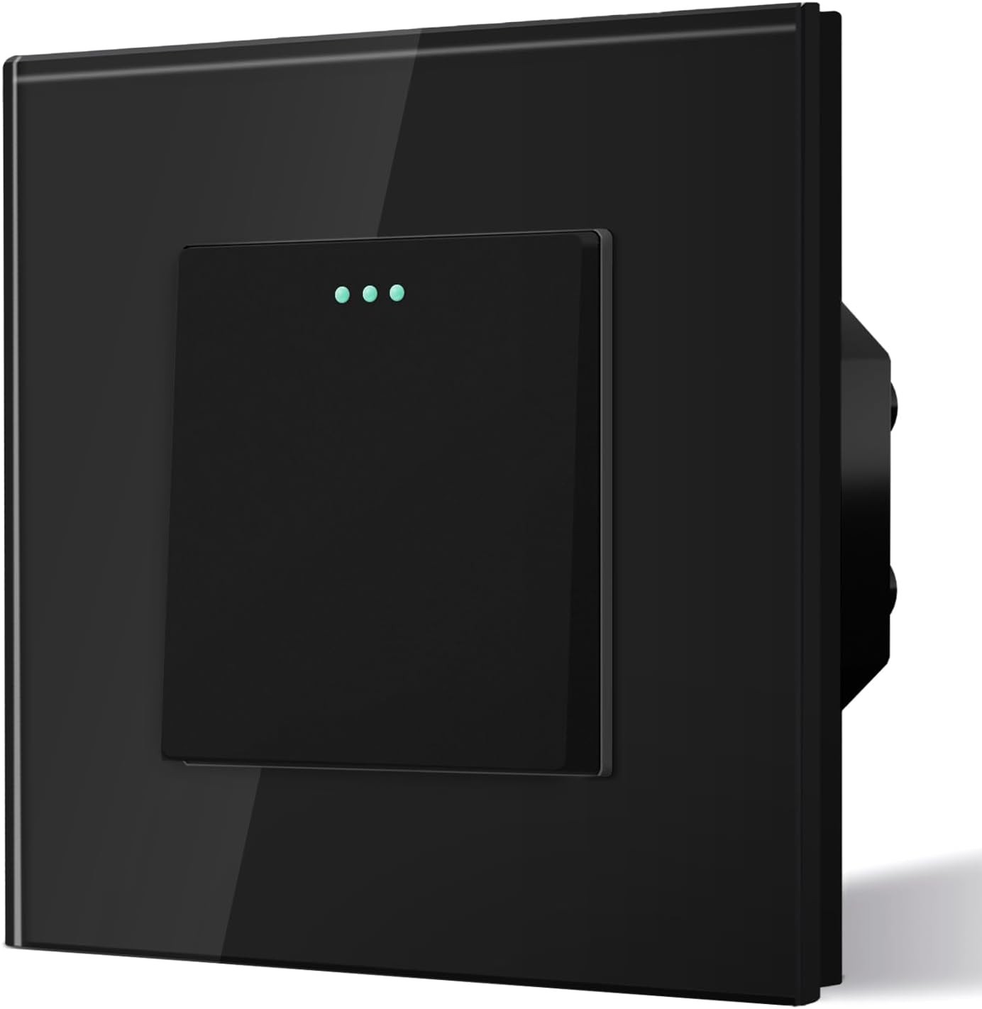BSEED Electrical Wall Light Switch,Rocker Button wih LED Backlight,10A Toggle O
