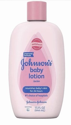 Original  Johnson's Baby Lotion Pink Bottle 15 oz Discontinued-Sealed NEW