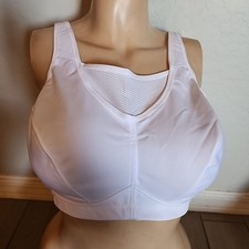 Glamorise Sports Bra 40D White Wireless Unlined