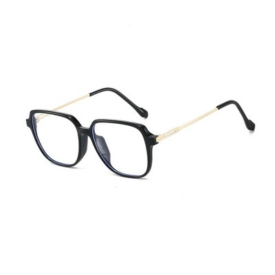 Übergroße quadratische Anti Blaulichtbrille - stilvoller Displayschutz