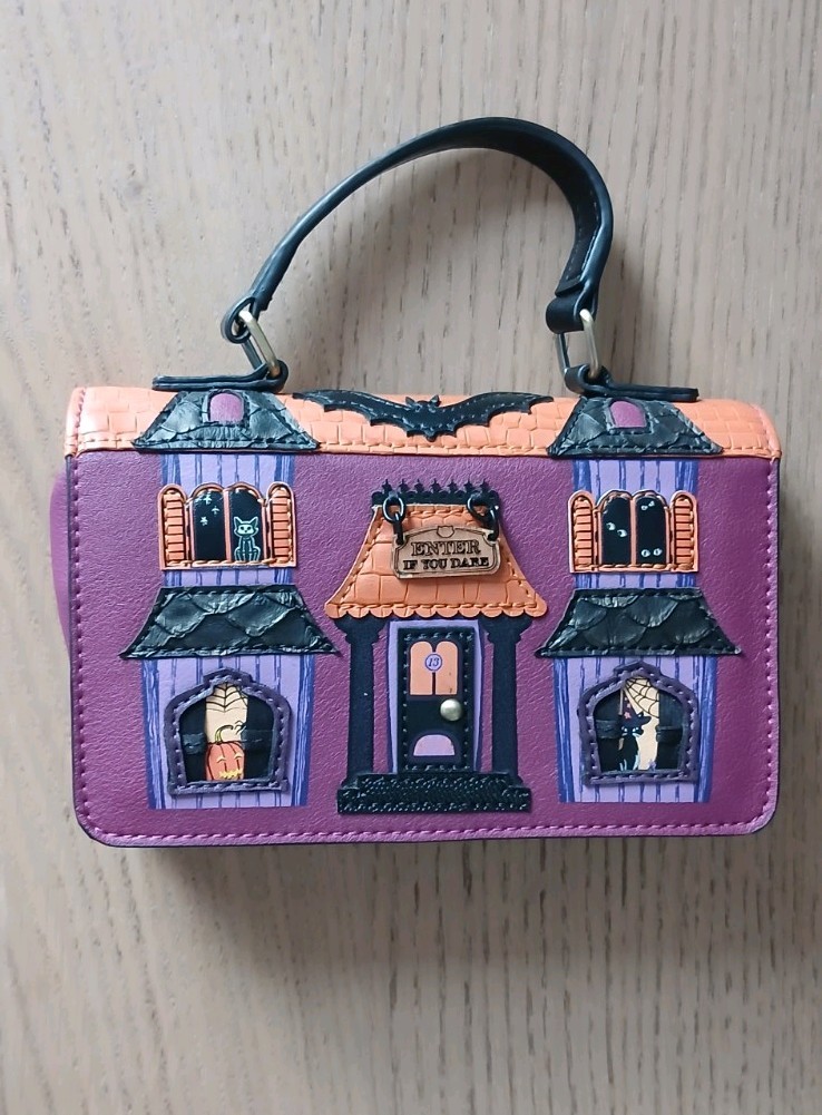 VENDULA LONDON GHOULEVARD TOP HANDLE BELT BAG CROSSBODY HAUNTED HOUSE HALLOWEEN image 2