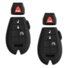2 Key Fob Remote 5b Skin Case for Jeep Dodge Chrysler IYZ-C01C M3N5WY783X