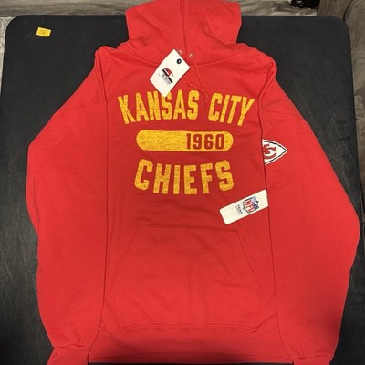 Champion Kansas City Chiefs NFL Pullover Hoodie Sweatshirt Red/Yellow XL