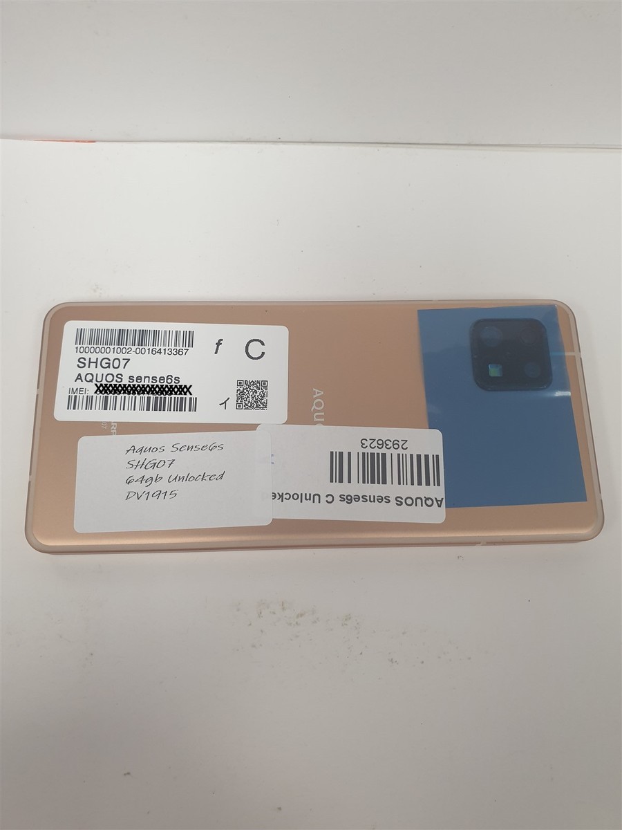 Sharp Aquos Sense 6s 64gb Copper SHG07 Unlocked Fully