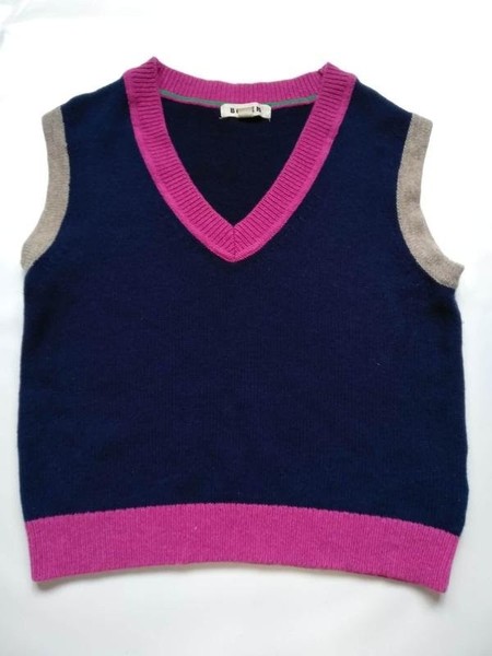 Women Boden Vest Pink Wool S