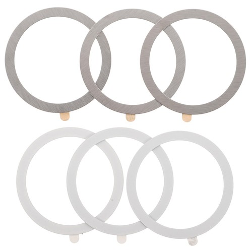 6 Piezas Anillo Magnético Teléfono Móvil Estuche Accesorios Adhesivo para Metal Universal - Imagen 8 de 12