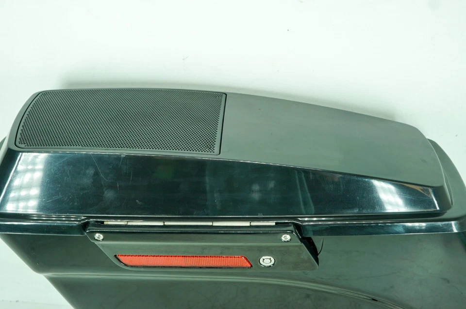 10 Harley Road Glide Touring Trasero Izquierdo 1 Alforja Equipaje Arañazos SIN Llave 1371 Foto 4 de 4