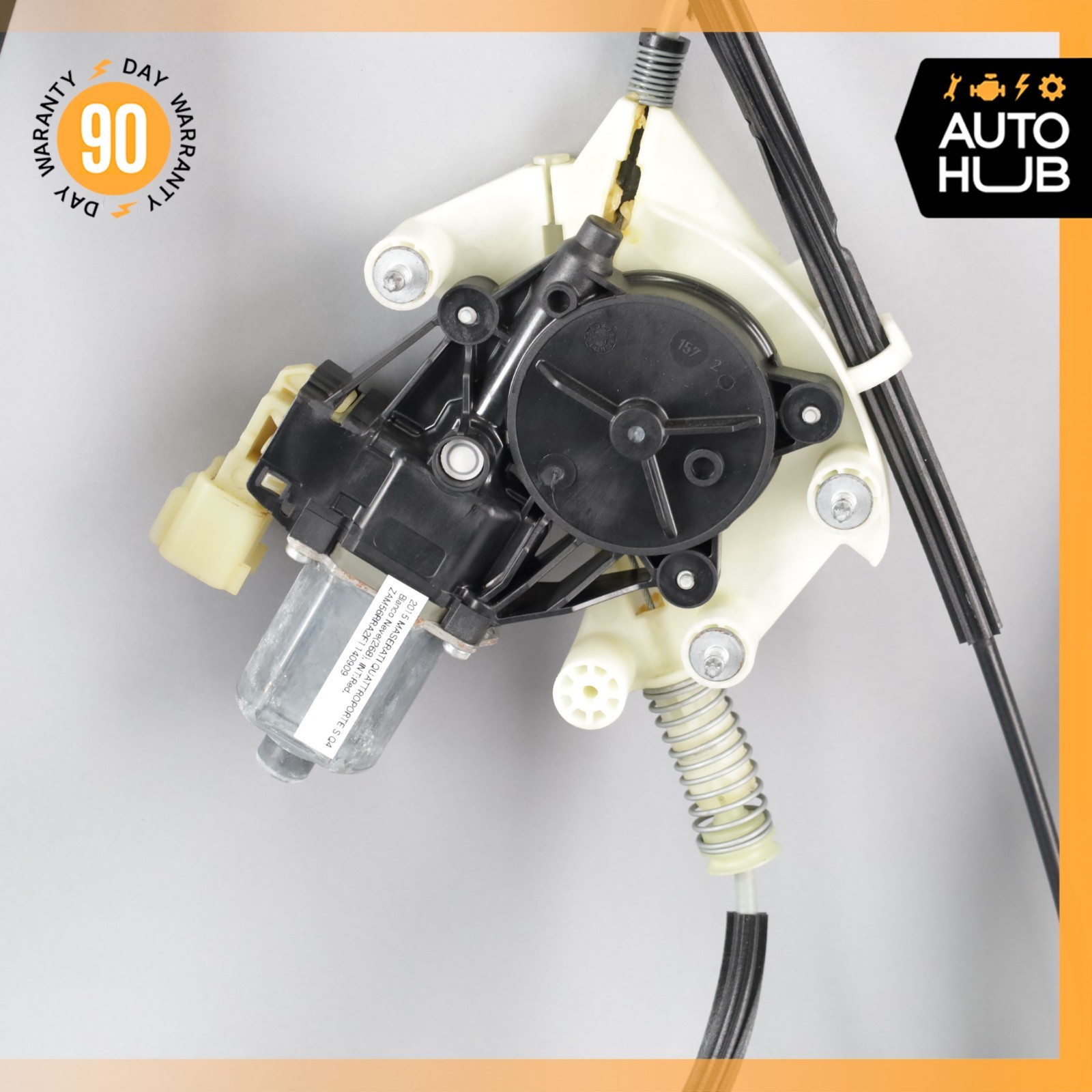 14-22 Maserati Quattroporte M156 Front Right Side Window Regulator Motor OEM 57k